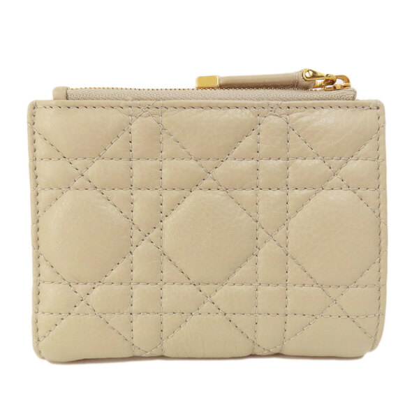 CHRISTIAN DIOR Caro Dahlia Wallet Bi-fold Leather Wallet - Picture 2 of 11